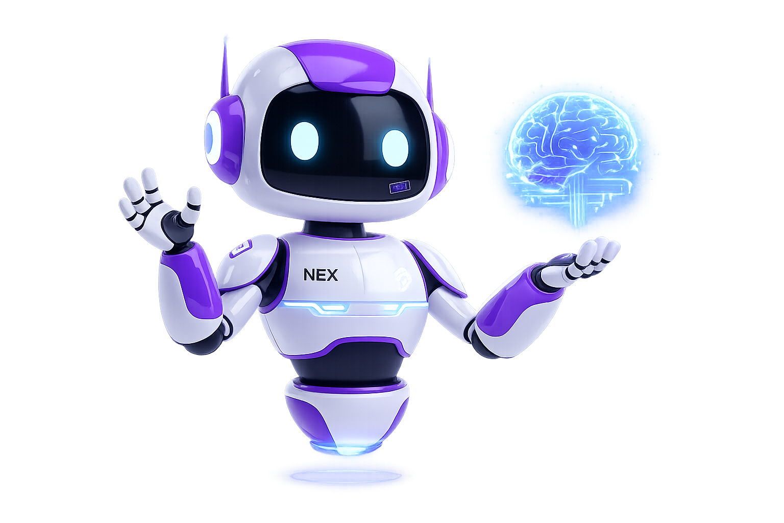 Mascote Automatiza – robô analista